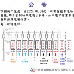 Gate進站作業車道公告-20240705
